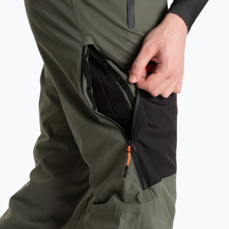 Pantaloni da sci CMP Free Ride da uomo 34W2027 oliva 5