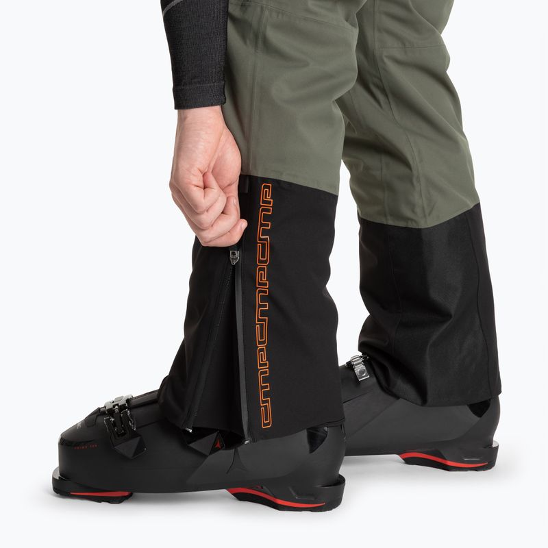 Pantaloni da sci CMP Free Ride da uomo 34W2027 oliva 6