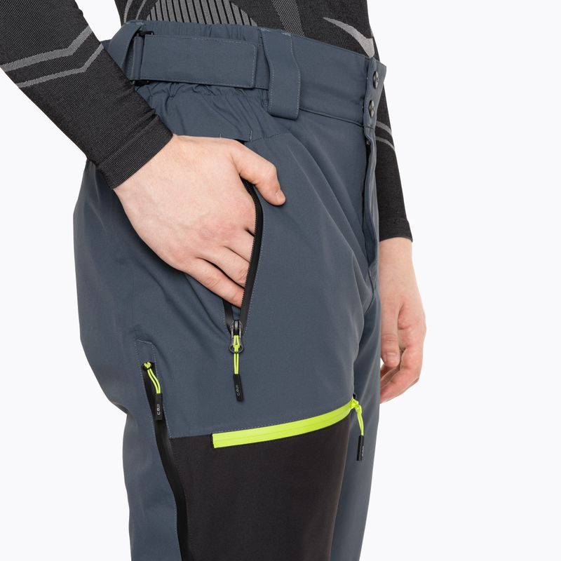 Pantaloni da sci CMP Free Ride da uomo 34W2027 titanio 3