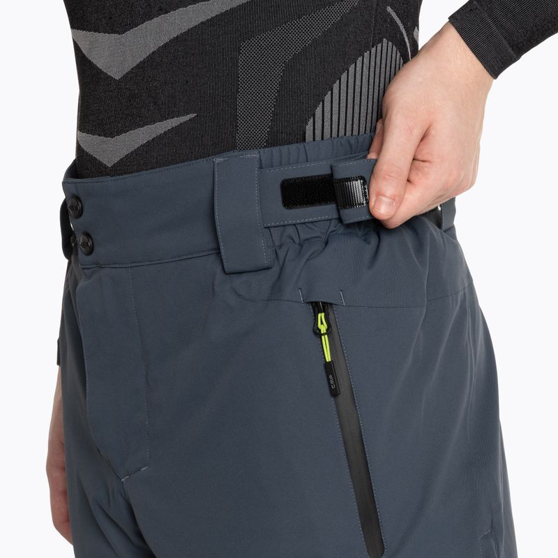 Pantaloni da sci CMP Free Ride da uomo 34W2027 titanio 4