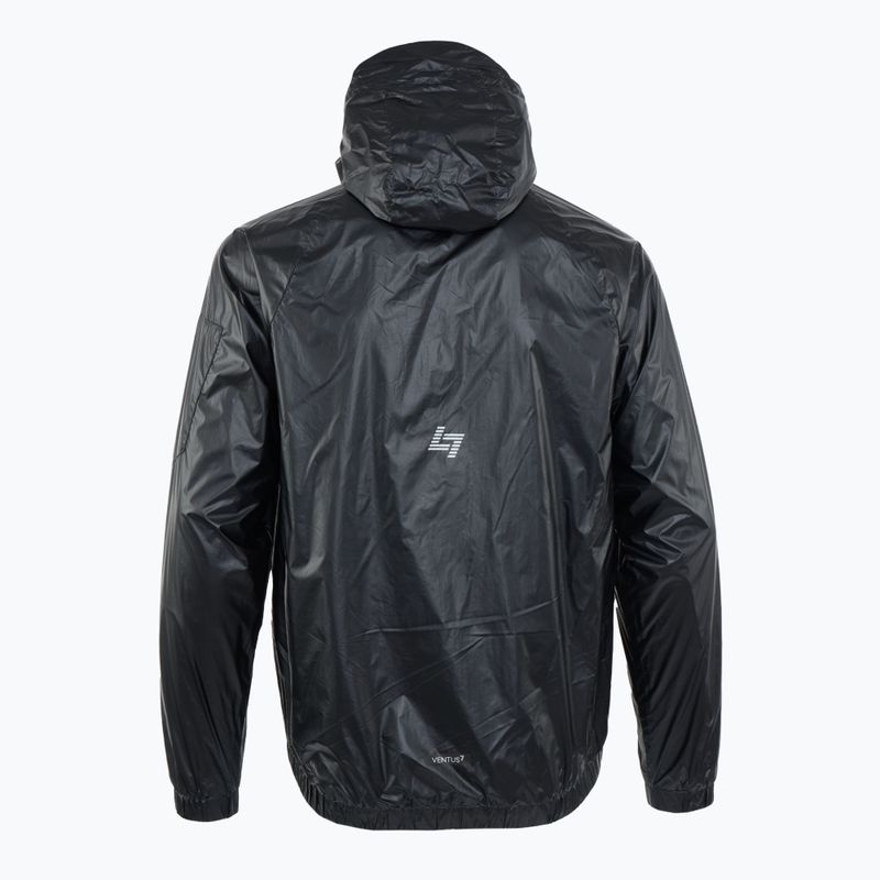 Giacca da uomo EA7 Emporio Armani Ventus7 Light in fagioli neri 2