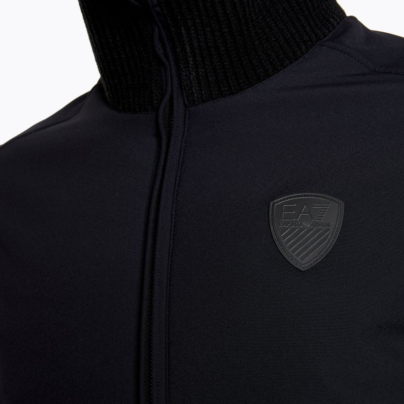 EA7 giacca da calcio Emporio Armani Train uomo nero 3