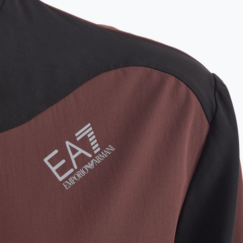 Felpa EA7 Emporio Armani Ventus7 Lab Tee puce da uomo 3
