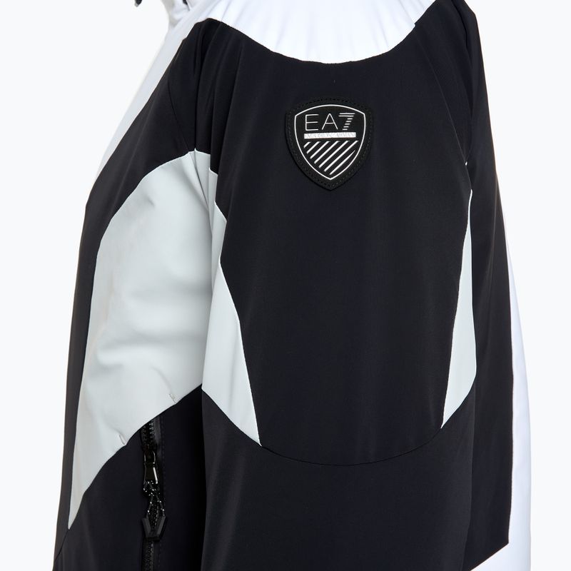 Giacca da uomo EA7 Emporio Armani Ski Cortina Colorblock Toray nero 3