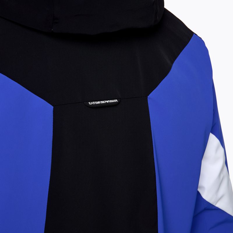 Giacca uomo EA7 Emporio Armani Ski Cortina Colorblock Toray nuovo blu royal 7