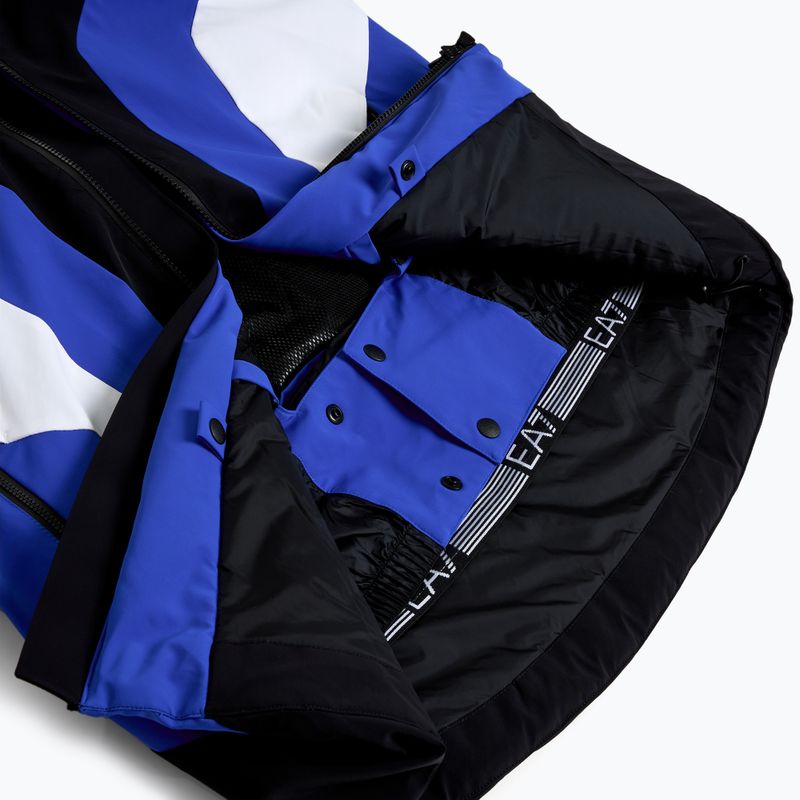 Giacca uomo EA7 Emporio Armani Ski Cortina Colorblock Toray nuovo blu royal 9