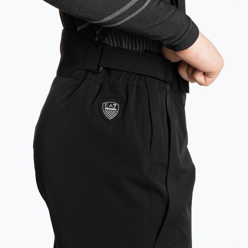 Pantaloni da sci uomo EA7 Emporio Armani Ski Kitzbuhel Protectum nero 6