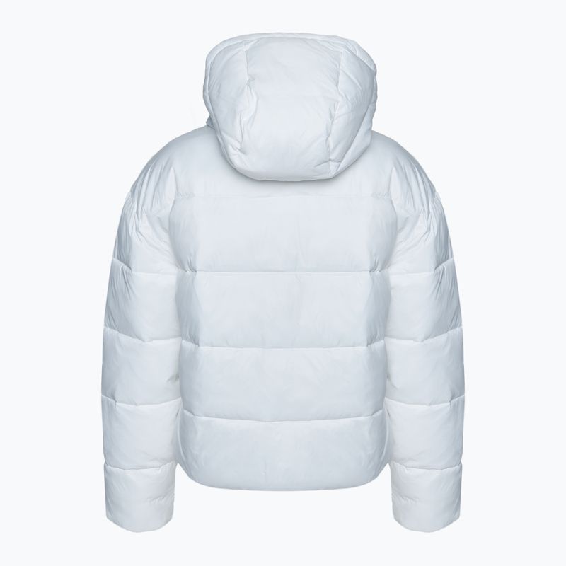 Bomber donna EA7 Emporio Armani Train Shiny ECO extra imbottito bianco 2