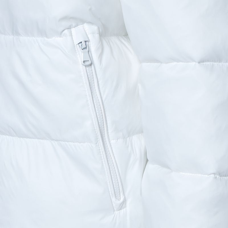 Bomber donna EA7 Emporio Armani Train Shiny ECO extra imbottito bianco 4