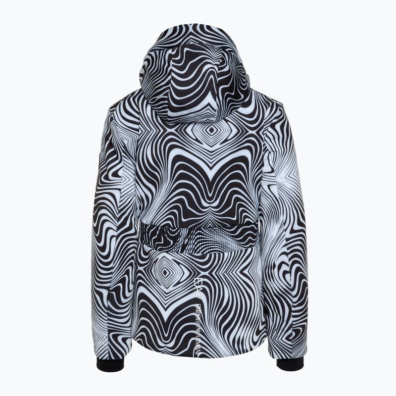 Giacca donna EA7 Emporio Armani Ski Kitzbuhel Softshell fantasia zebra 2