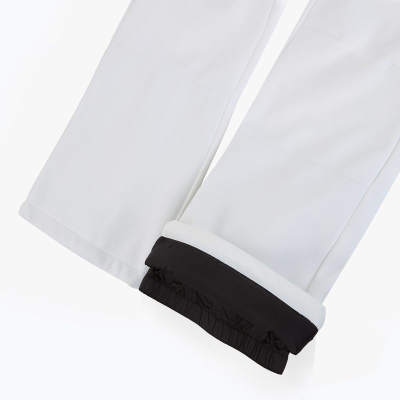 Pantaloni da sci donna EA7 Emporio Armani Ski Kitzbuhel Softshell a vita alta bianco 5