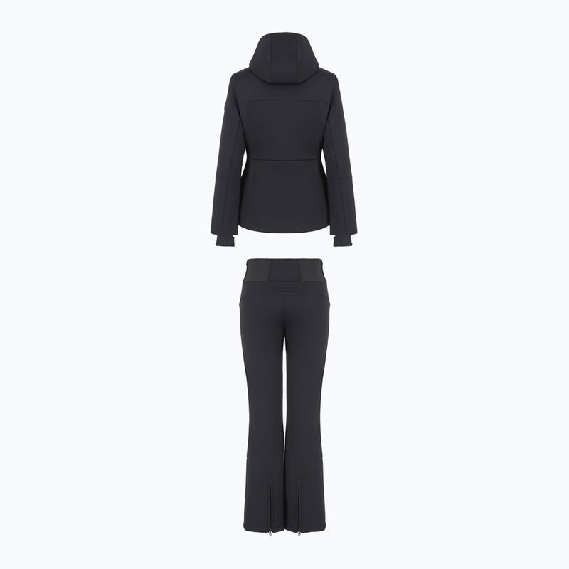 Set da sci EA7 Emporio Armani Ski Kitzbuhel Softshell Tris giacca + pantaloni + smanicato nero 2