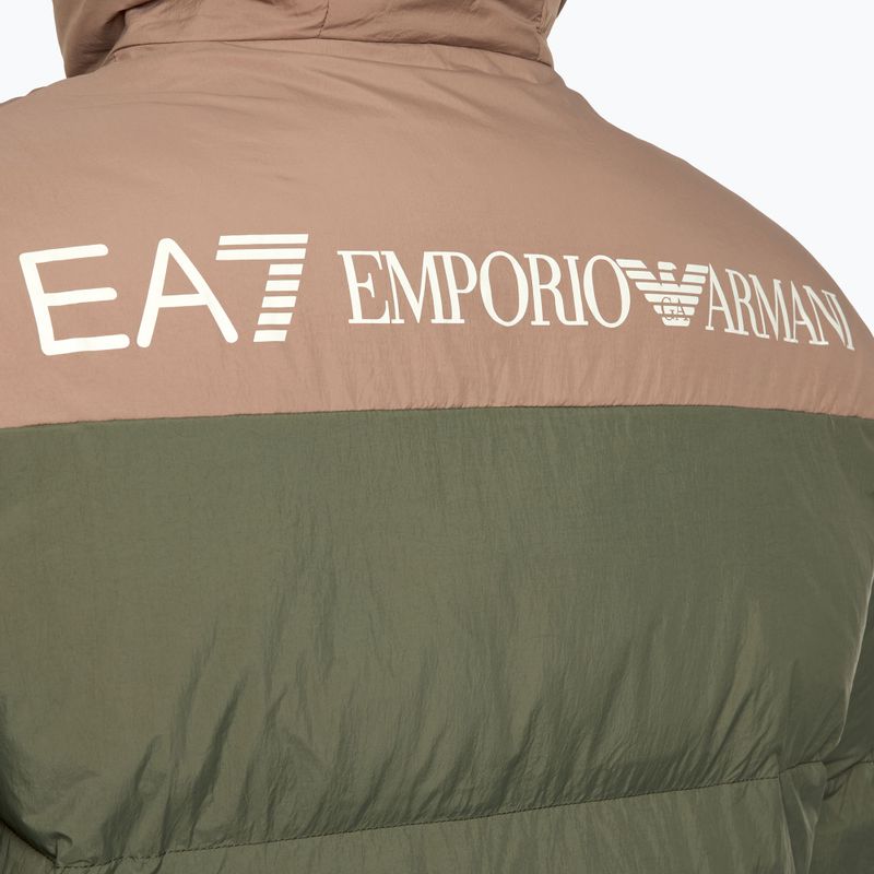 Uomo EA7 Emporio Armani Train Athletic Colour Block Giacca imbottita a maniche corte 5