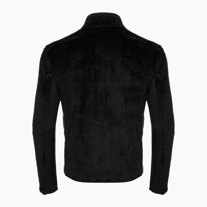 T-Top da uomo EA7 Emporio Armani Ski Cortina Polarfleece nero 2