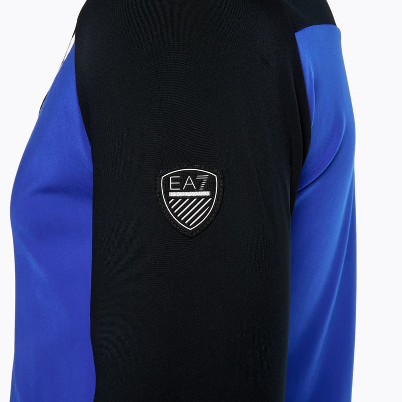 Uomo EA7 Emporio Armani Ski Kitzbuhel Colorblock Powerstretch T-Top nuovo blu royal 5