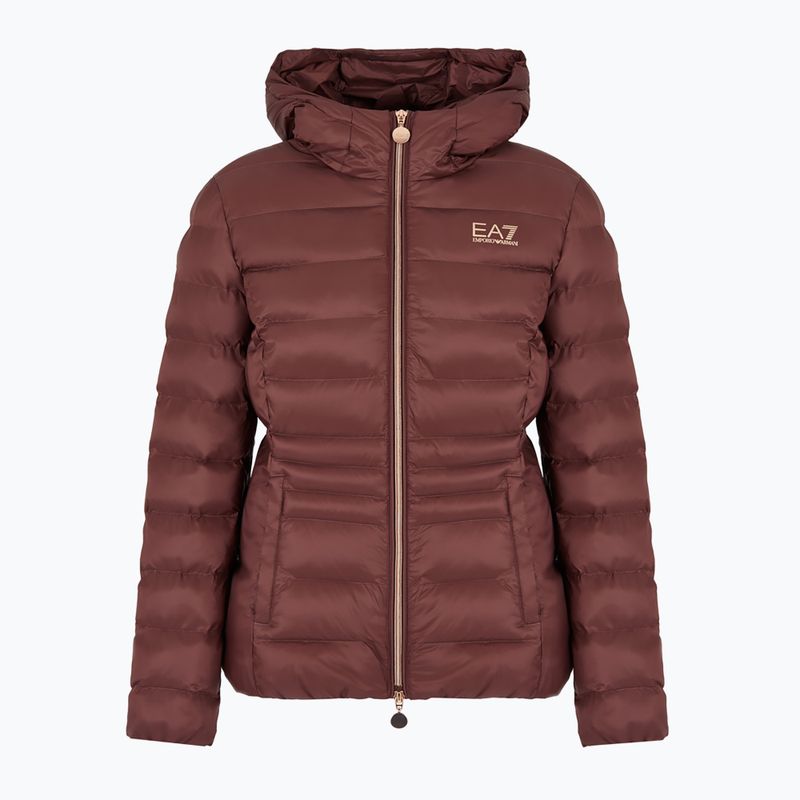 Giacca donna EA7 Emporio Armani Train Core Plus Eco Down Medium imbottita color porpora