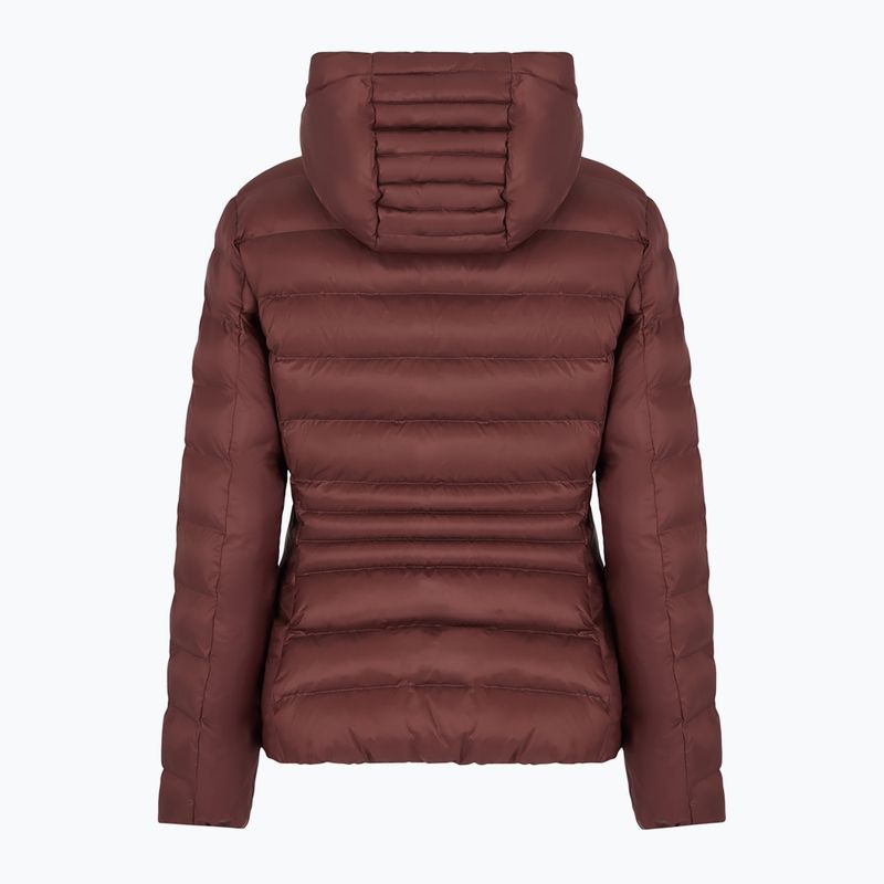 Giacca donna EA7 Emporio Armani Train Core Plus Eco Down Medium imbottita color porpora 2