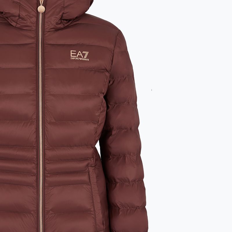 Giacca donna EA7 Emporio Armani Train Core Plus Eco Down Medium imbottita color porpora 3