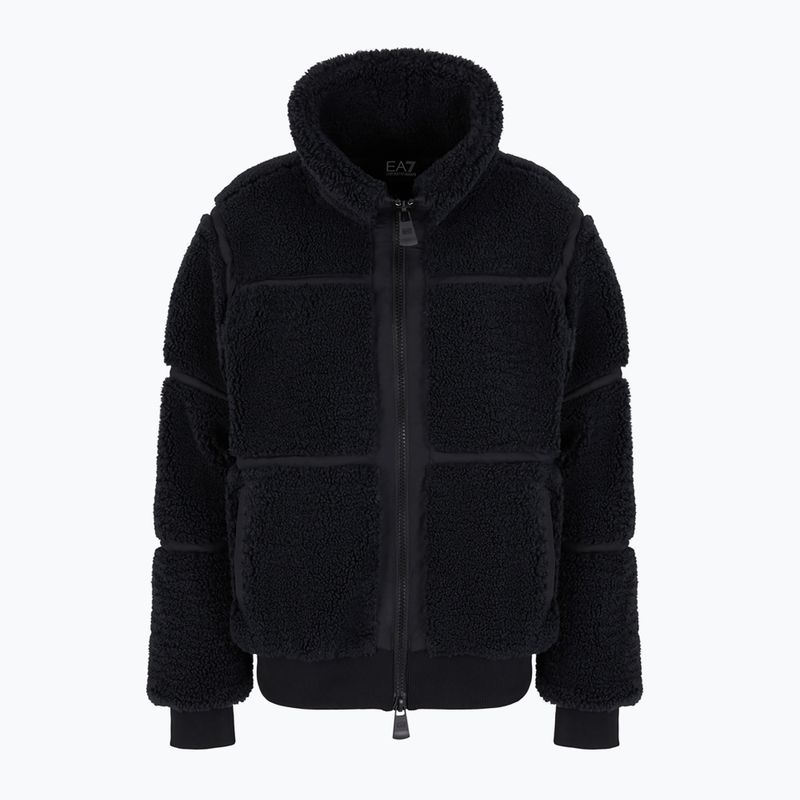 Giacca donna EA7 Emporio Armani Train Contemporary Sport Teddy nero