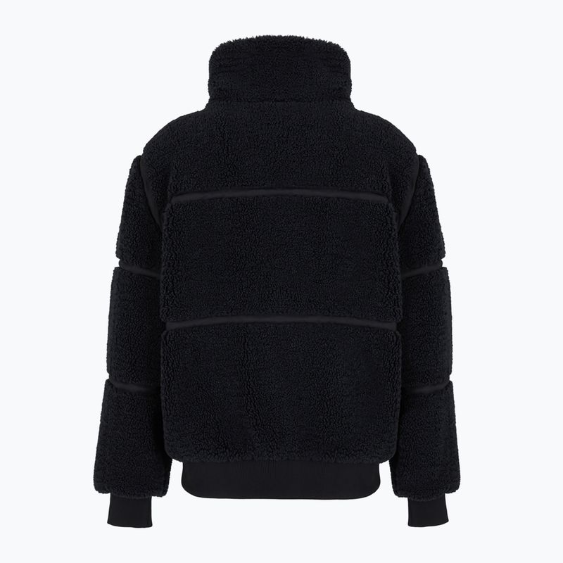 Giacca donna EA7 Emporio Armani Train Contemporary Sport Teddy nero 2