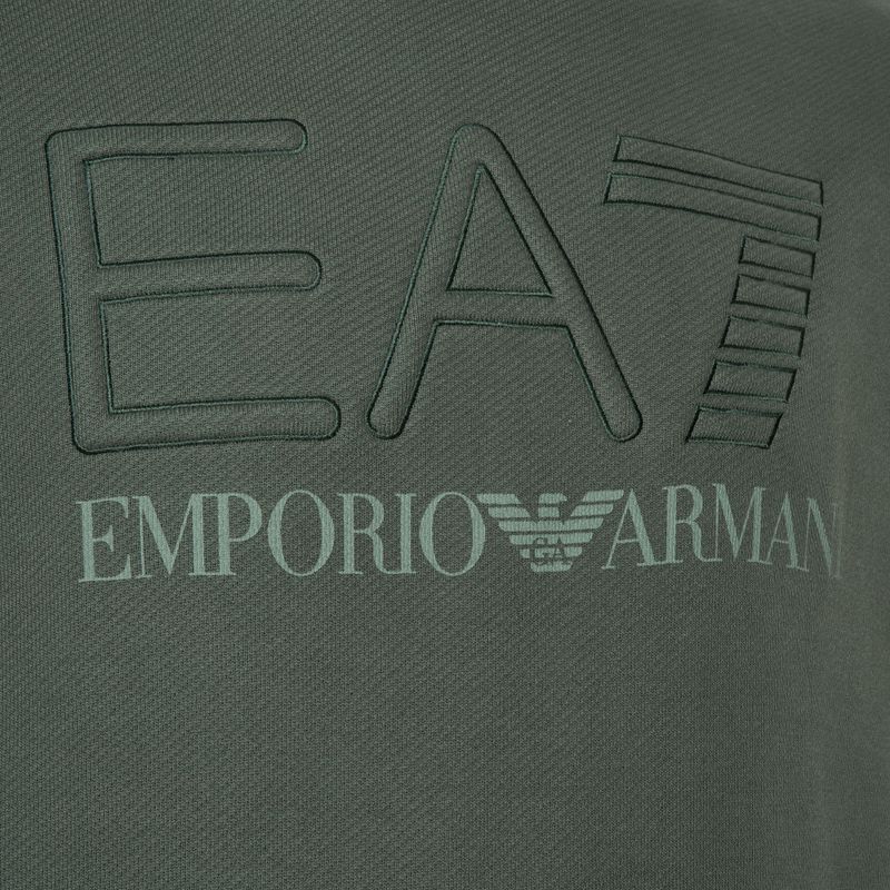 EA7 Emporio Armani Train Logo Series Ricamo T-Top Felpa beetlee Coft 4