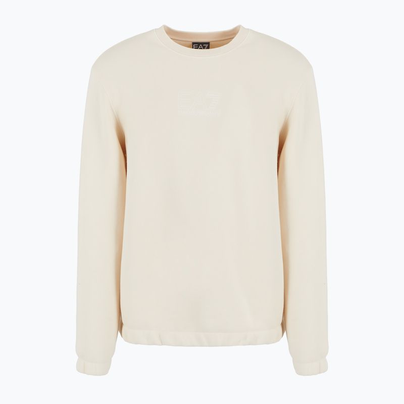 EA7 Emporio Armani Train Core T-Top felpa grigia a cappuccio bianco