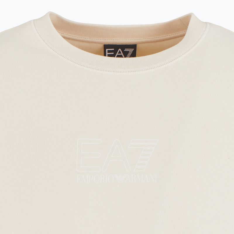 EA7 Emporio Armani Train Core T-Top felpa grigia a cappuccio bianco 3