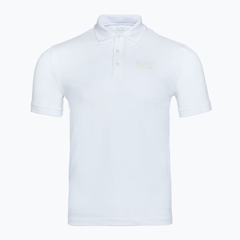 Polo uomo EA7 Emporio Armani Train Visibility Polo bianca