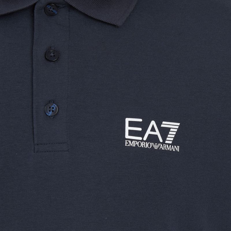 Polo uomo EA7 Emporio Armani Core Identity armani blu 3