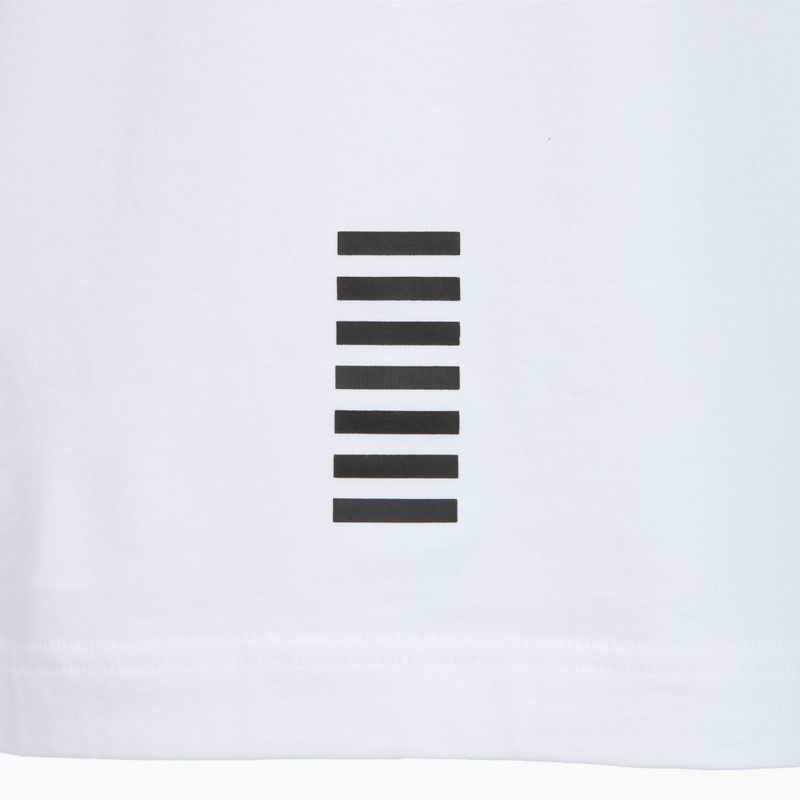 Polo da uomo EA7 Emporio Armani Core Identity bianco 4