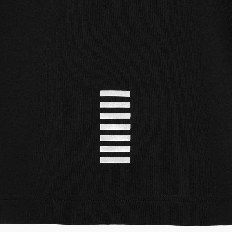 Polo da uomo EA7 Emporio Armani Core Identity nero 4