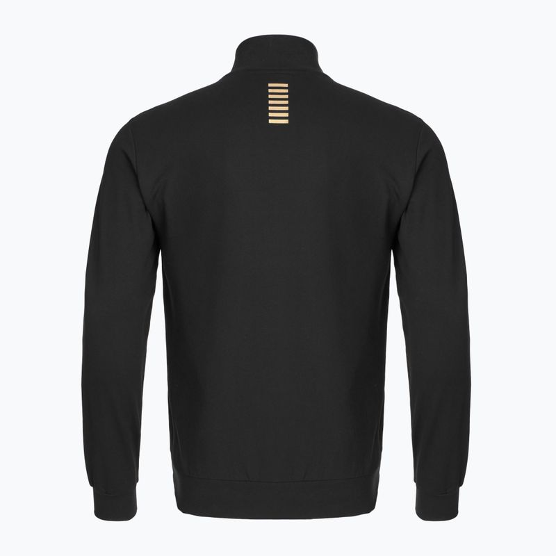 Uomo EA7 Emporio Armani Train Core Identity Tracksuit FZ nero 4
