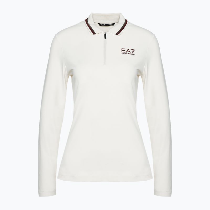 Polo Emporio Armani Golf Pro Polo donna EA7 betulla argento manica lunga