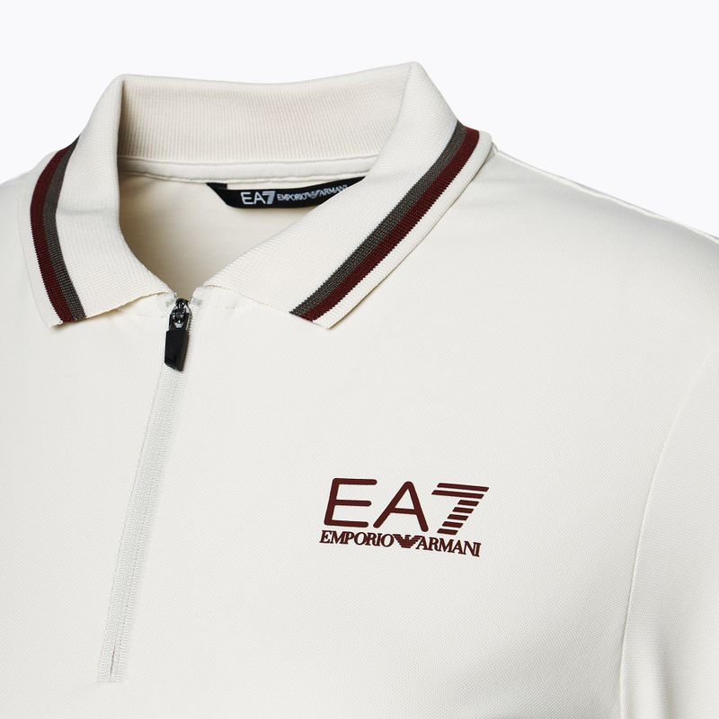 Polo Emporio Armani Golf Pro Polo donna EA7 betulla argento manica lunga 3