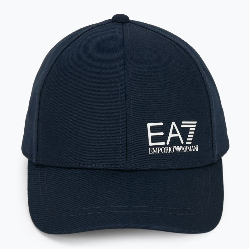 EA7 Emporio Armani TrainCore IdentityLogo armani cappellino da baseball blu/bianco 2