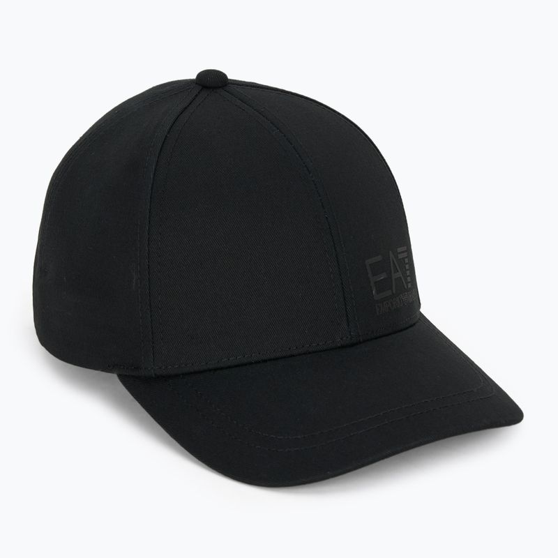 EA7 Emporio Armani TrainCore IdentityLogo berretto da baseball nero / nero