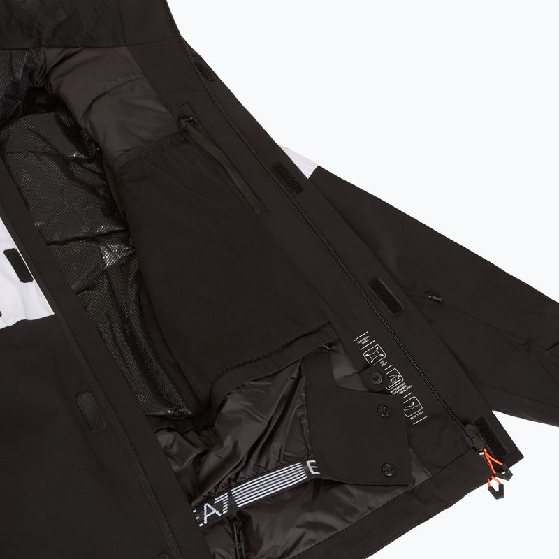 EA7 Emporio Armani giacca da sci uomo Ski Kitzbuhel Colorblock Protectum nero 5