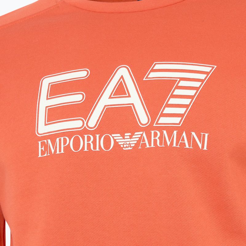 Felpa uomo EA7 Emporio Armani Train Visibility T-Top estate fico 3