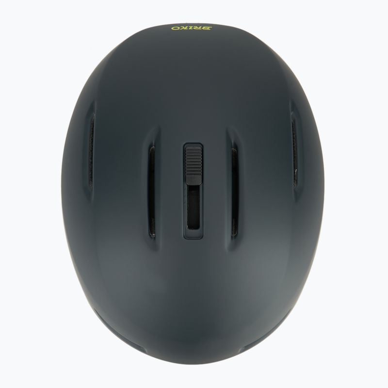 Casco da sci Briko Aran matt shark gray/light gray/electric lime 6