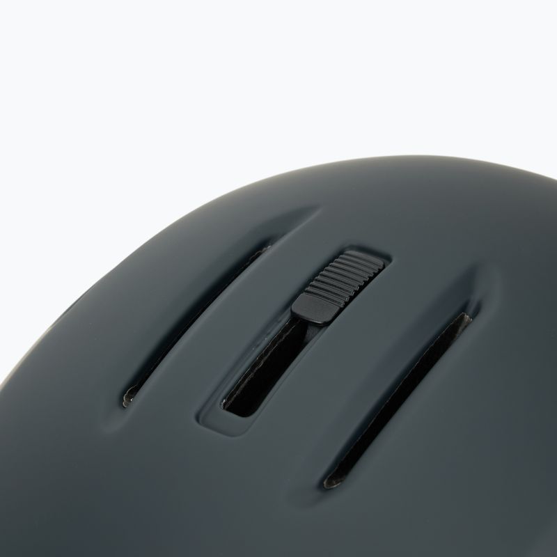 Casco da sci Briko Aran matt shark gray/light gray/electric lime 9