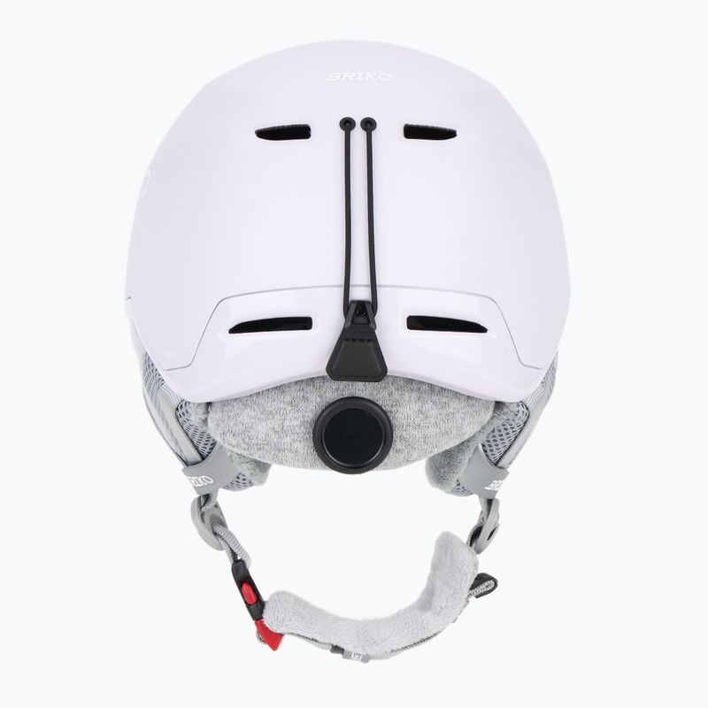 Casco da sci Briko Yuki matte shiny mischka pink/white 4