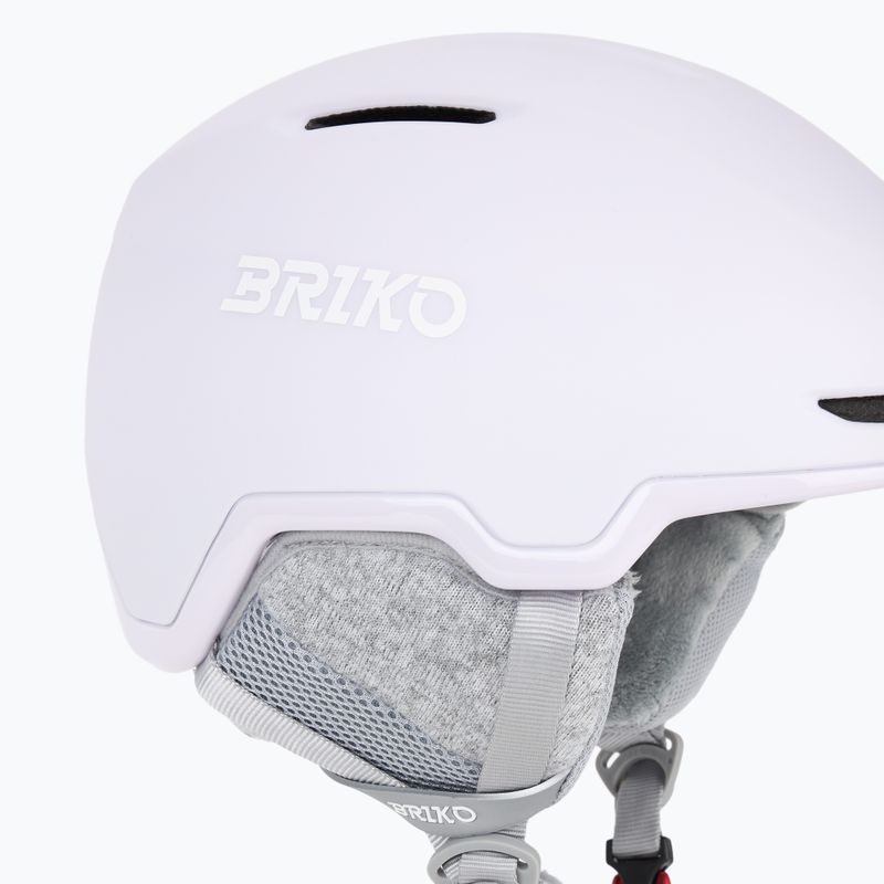 Casco da sci Briko Yuki matte shiny mischka pink/white 7