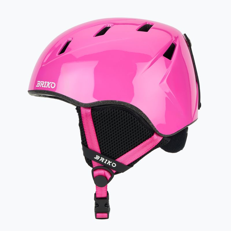 Casco da sci per bambini Briko Makalu Jr shiny pink/white 3