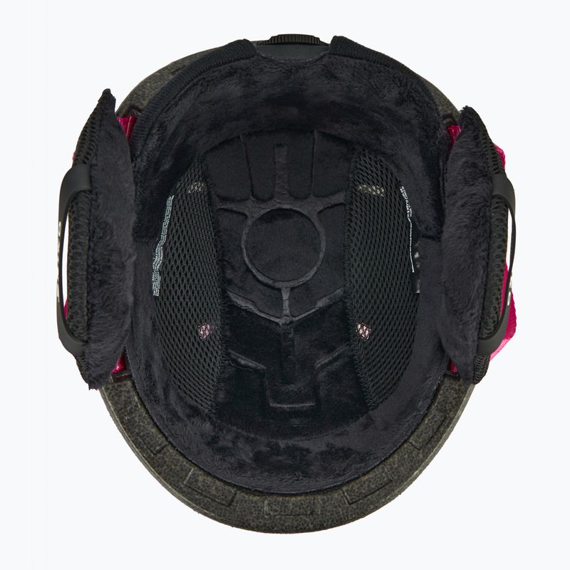 Casco da sci per bambini Briko Makalu Jr shiny pink/white 5