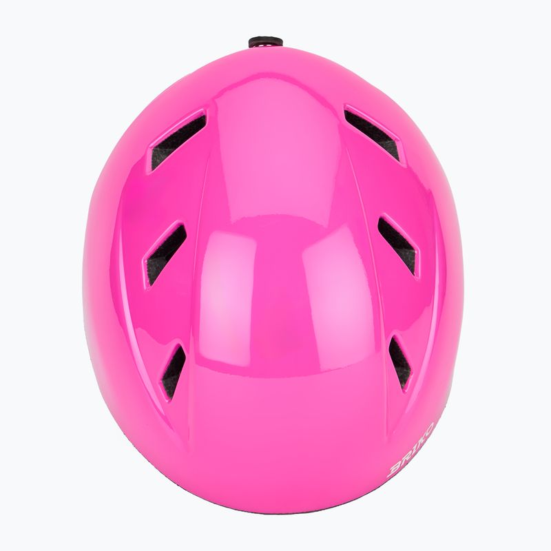 Casco da sci per bambini Briko Makalu Jr shiny pink/white 6