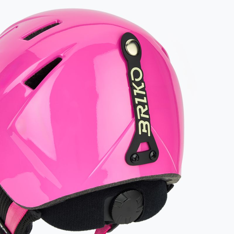 Casco da sci per bambini Briko Makalu Jr shiny pink/white 8