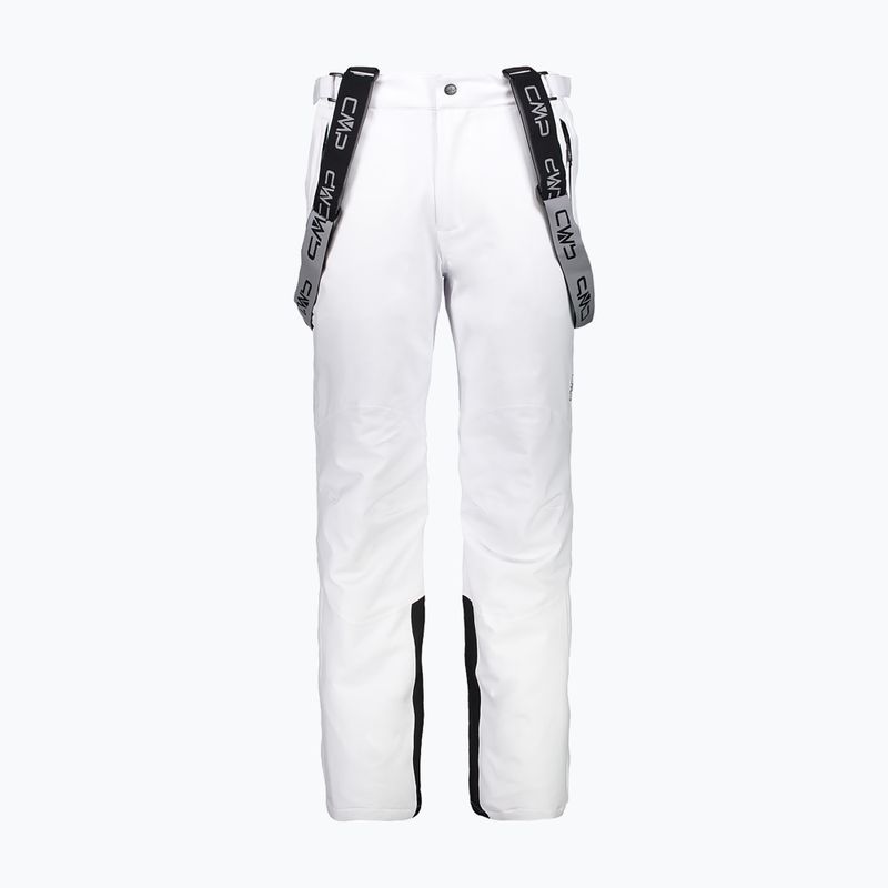 Pantaloni da sci da uomo CMP 3W17397N bianco