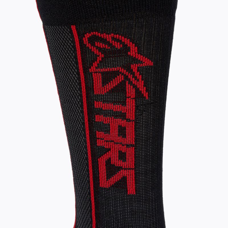 Calze da ciclismo da uomo Alpinestars Summer 22 nero/rosso brillante 3