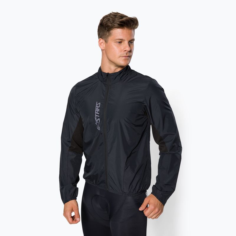 Alpinestars Nevada Giacca da ciclismo impacchettabile nera da uomo 3