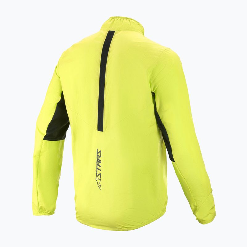 Giacca da ciclismo da uomo Alpinestars Nevada Packable giallo fluo 2